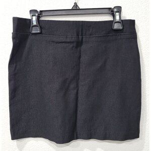 Womens Top 10 Black Mini Skirt with Back Zipper Closure Size S